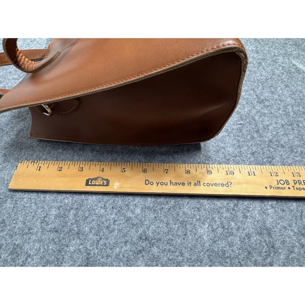 S-Zone Cow Split Leather Handbag Brown‎ Size Medium